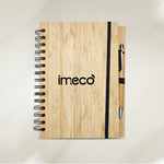 Bamboo Diary with Pen - Durable, Minimalist, and Premium