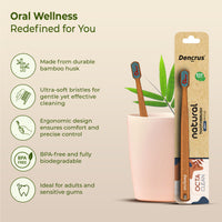 Bamboo Octa Clean Toothbrush – Soft Bristles & Gentle on Gums