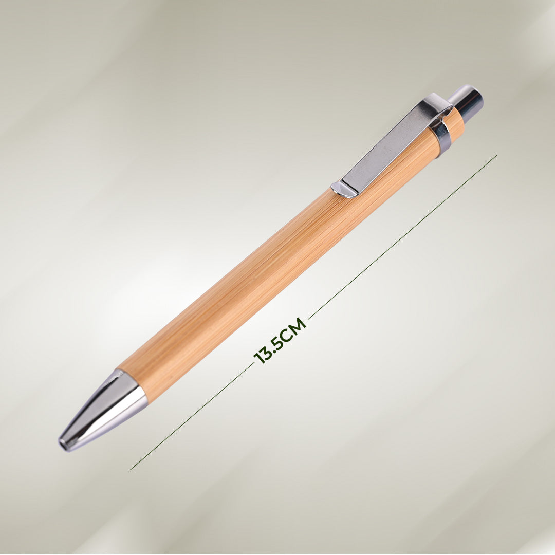 Bamboo Diary with Pen - Durable, Minimalist, and Premium