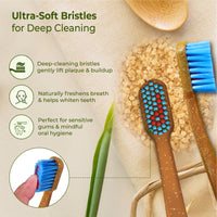 Bamboo Octa Clean Toothbrush – Soft Bristles & Gentle on Gums