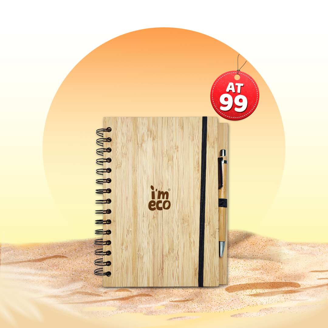 Bamboo Diary with Pen – Write Sustainably, in Style!