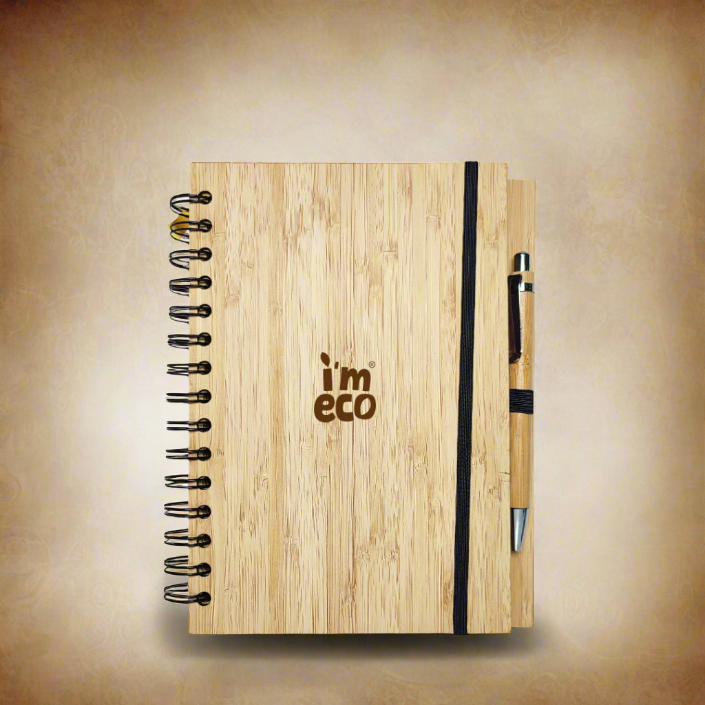 Bamboo Diary with Pen – Write Sustainably, in Style!
