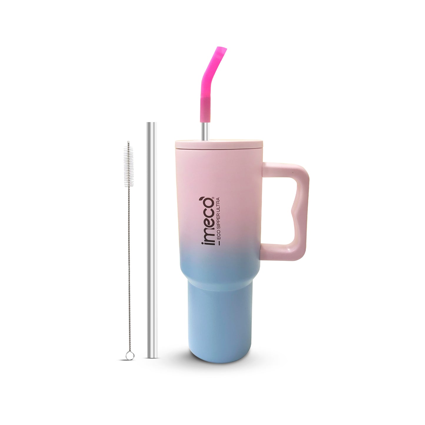ECO SIPPER ULTRA Stainless Steel Sipper with Stainless Steel Straw (1.2 L)
