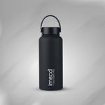 ECO CARRY PRO Stainless Steel Water Bottle - with a Carry Strap (1 L)
