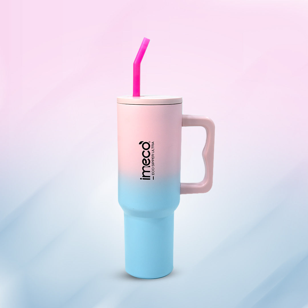 ECO SIPPER ULTRA Stainless Steel Sipper with Stainless Steel Straw (1.2 L)