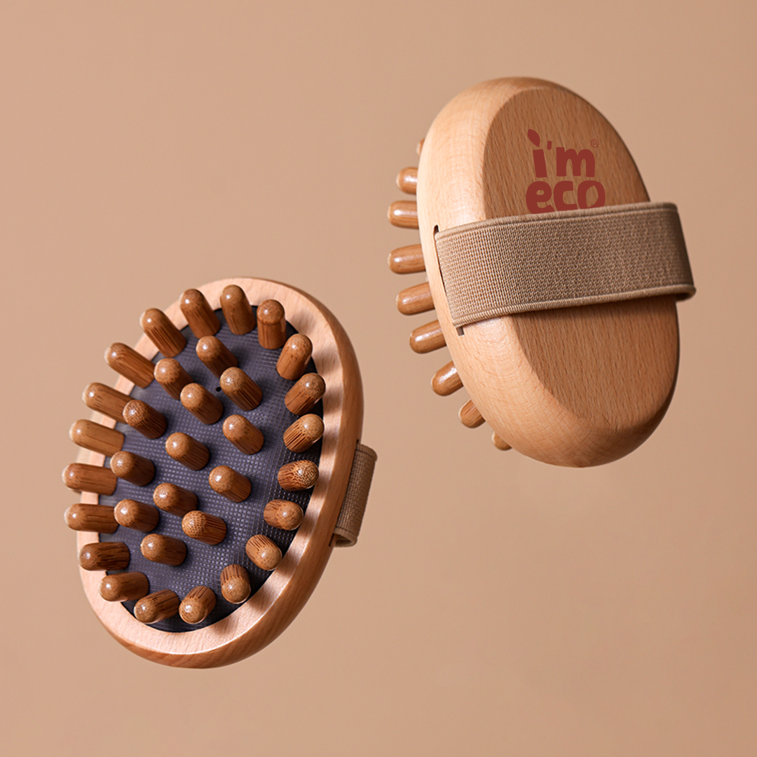Bamboo Hair & Body Massager – Muscle & Scalp Relaxation