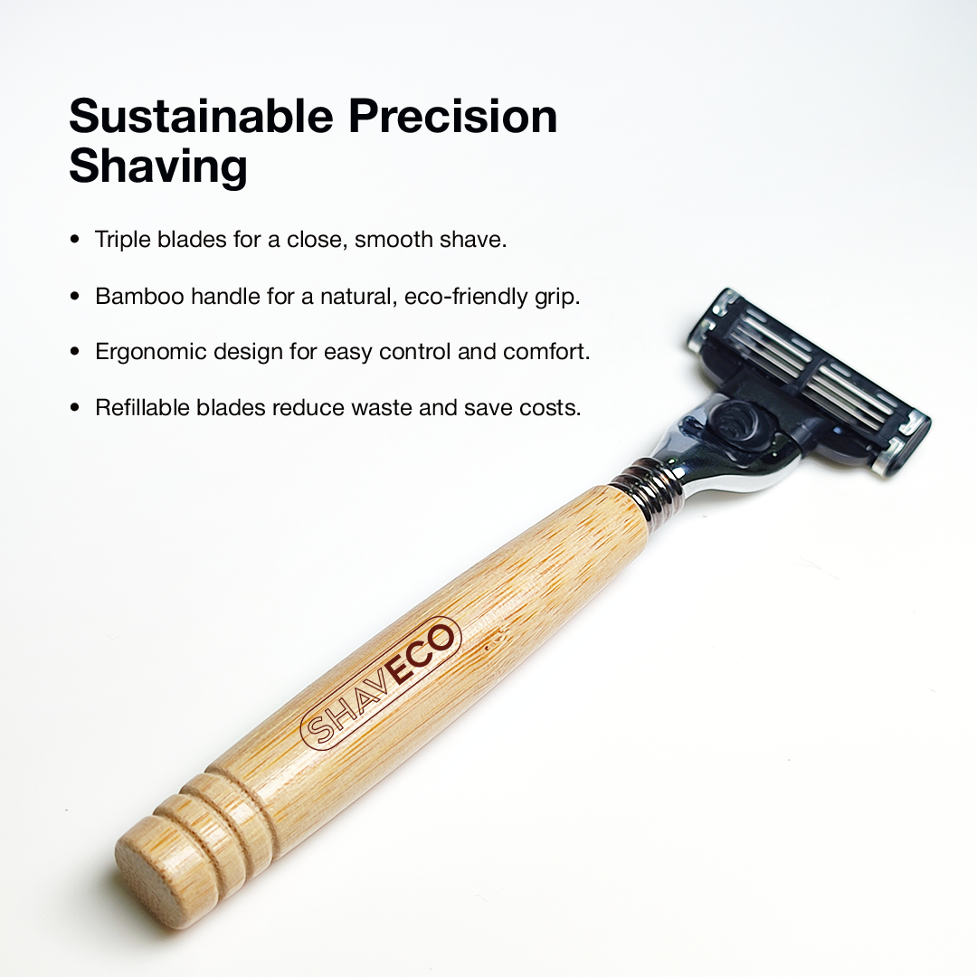 Bamboo EDGE 3 Shaving Razor