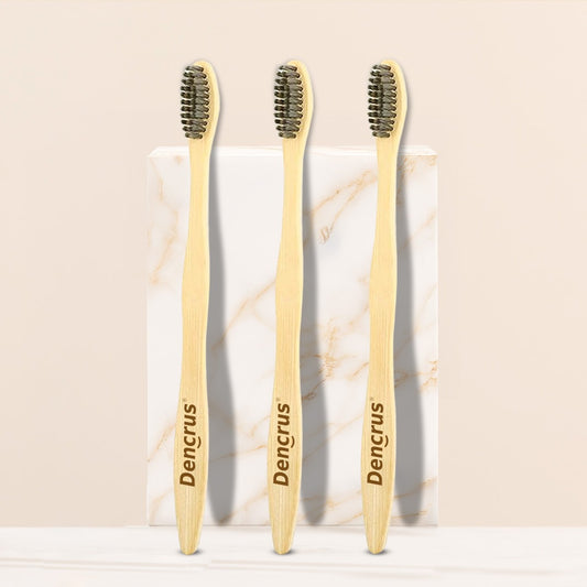 Natural Clean Bamboo Toothbrush – with Charcoal Bristles