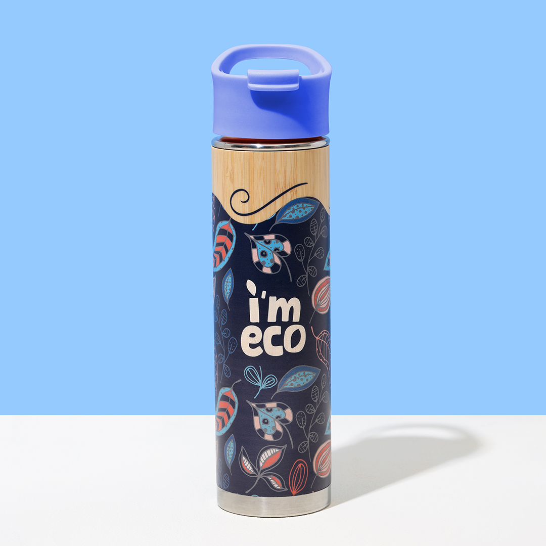 Bamboo Printed Water Bottle (500 ml)