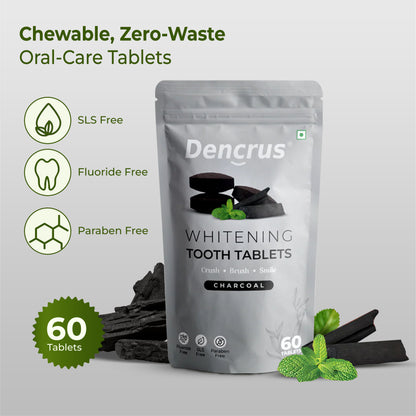 Natural Toothpaste Tablets – Charcoal Flavor