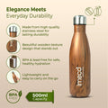 ECO LOG Stainless Steel Water Bottle (500 ml)