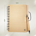 Bamboo Diary with Pen - Durable, Minimalist, and Premium