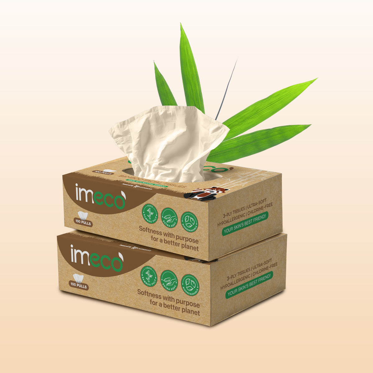 Bamboo Facial Tissues – Ultra-Soft, Biodegradable & Skin Safe