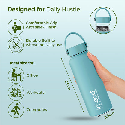 ECO CARRY PRO Stainless Steel Water Bottle - Matte Finish (1 L)