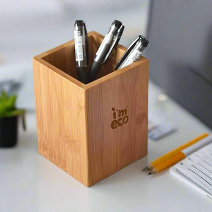 Bamboo Pen Stand | Durable, Lightweight & Eco-Friendly Organizer