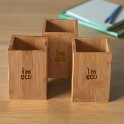 Bamboo Pen Stand | Durable, Lightweight & Eco-Friendly Organizer