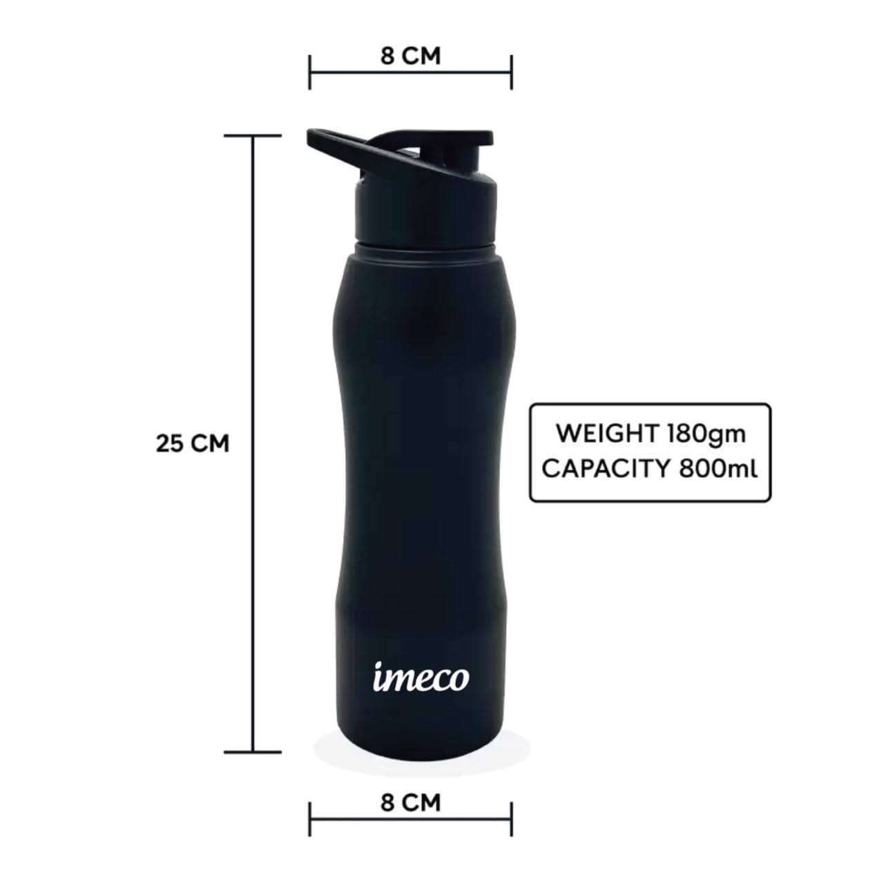 ECO-CURVE Stainless Steel Water Bottle (1 L)