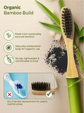 Natural Clean Bamboo Toothbrush – with Charcoal Bristles