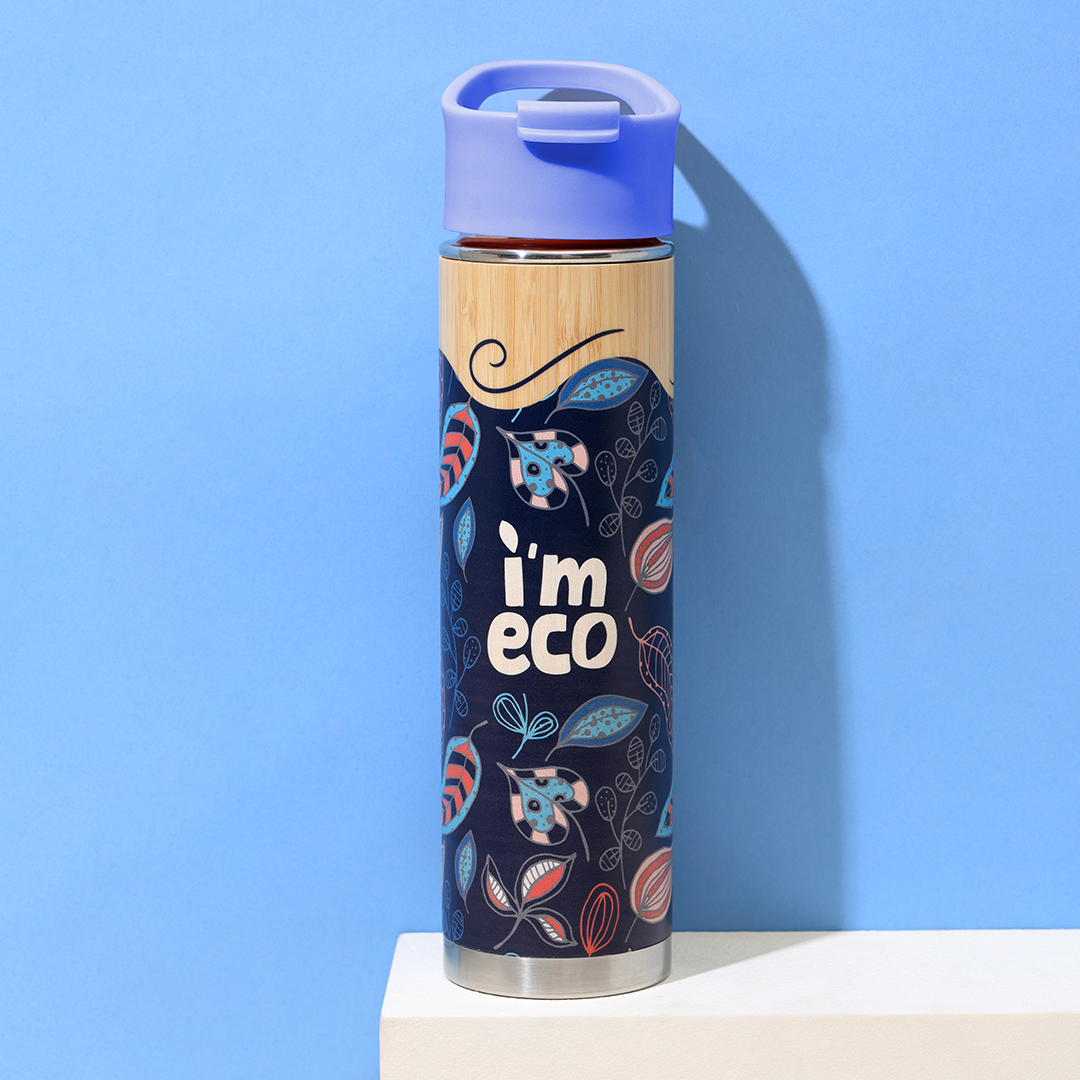 Bamboo Printed Water Bottle (500 ml)