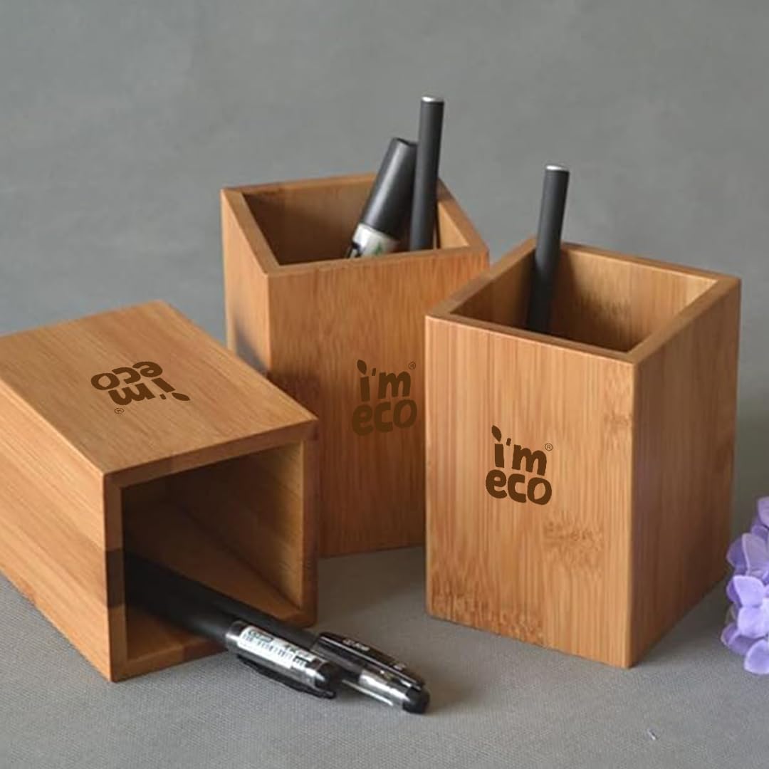 Bamboo Pen Stand | Durable, Lightweight & Eco-Friendly Organizer