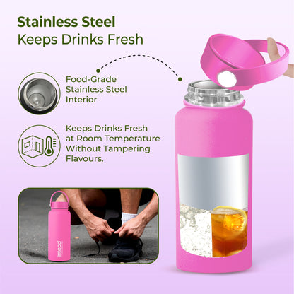 ECO CARRY PRO Stainless Steel Water Bottle - Matte Finish (1 L)