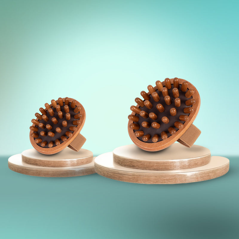 Bamboo Hair & Body Massager – Muscle & Scalp Relaxation