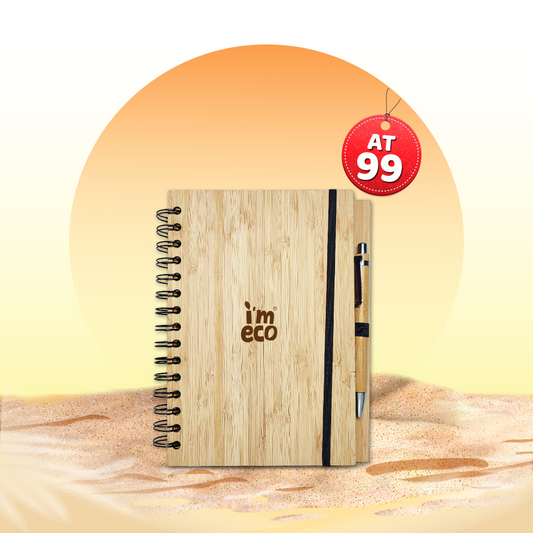 Bamboo Diary with Pen – Write Sustainably, in Style!