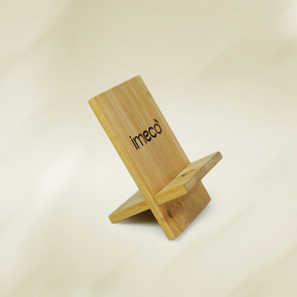 Bamboo Office Desk Essentials - ECO BLOOM Bamboo Water Bottle with Mobile Stand, Bamboo Diary with Pen and Pocket Tissue (2 Pack)