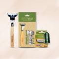 Bamboo Edge 3 Razor for Men with Set of 1 Free Cartridge
