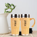 ECO-ALPHA Bamboo Coffee Mug with Lid – Insulated & Leakproof (450 ml)