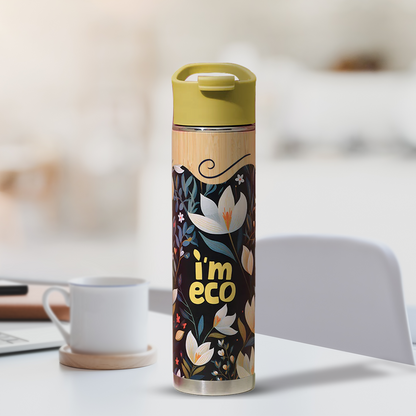 Bamboo Printed Water Bottle (500 ml)