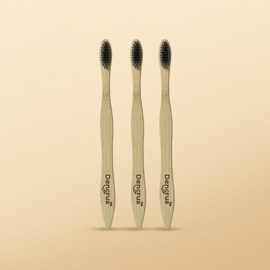 Natural Clean Bamboo Toothbrush – with Charcoal Bristles