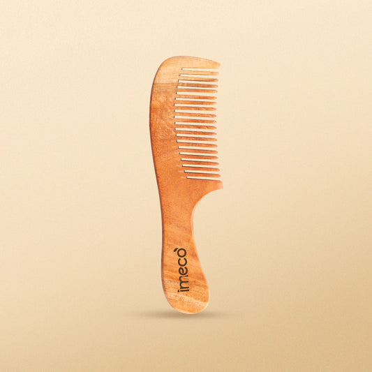 Neem Wood Wide-Tooth Hair Comb – Oil Treated & Anti-Static