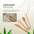 Bamboo Cutlery Set – Knife, Spoon, Fork & Straw – All in One