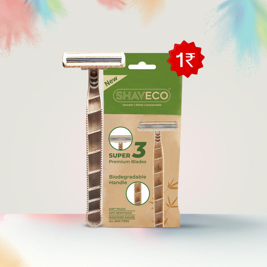 Bamboo Husk Disposable Shaving Razor