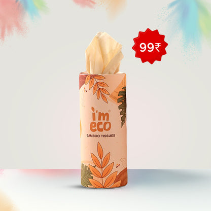 Bamboo Car Tissues - 100% Biodegradable & Soft