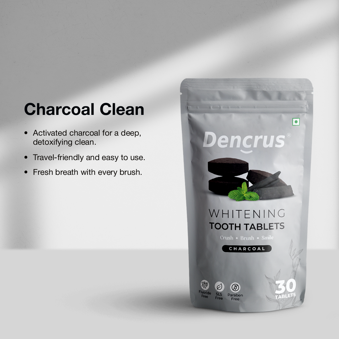 Whitening Charcoal Toothpaste Tables (30 Tabs)