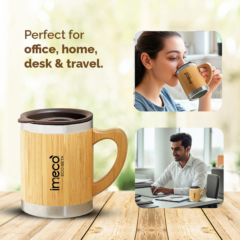 ECO-BETA Bamboo Coffee Mug – Durable & Lightweight (300ml)