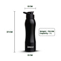 ECO-CURVE Stainless Steel Water Bottle (1 L)