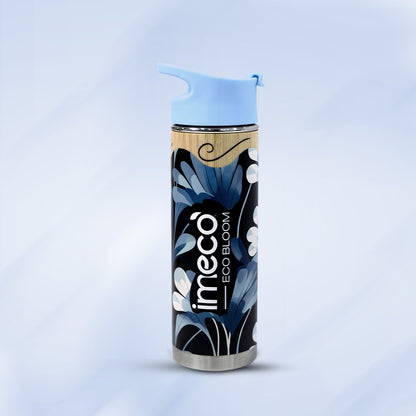ECO-BLOOM Bamboo Printed Water Bottle - Leakproof & Eco-Friendly (500ml)