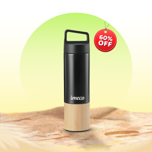 ECO-Edge Bamboo Stainless Steel Bottle (600 ml)