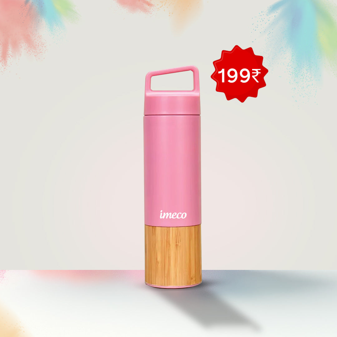 ECO-Edge Bamboo Stainless Steel Bottle (600 ml)