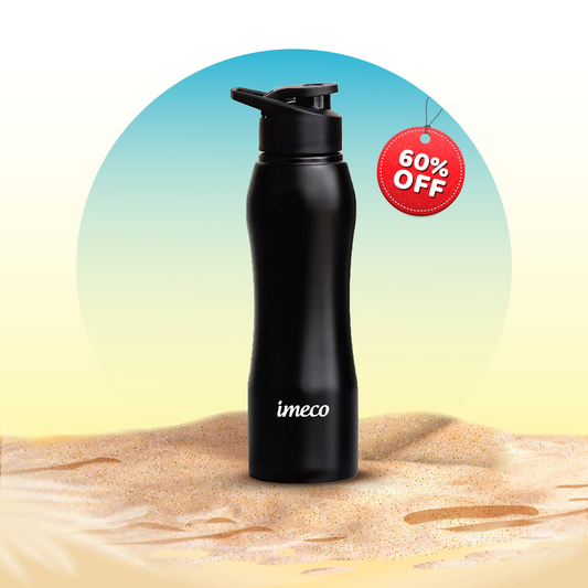 ECO-CURVE Stainless Steel Water Bottle (1 L) – Stay Hydrated, Stay Eco-Friendly
