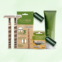 Shaving Gel with Aloe Vera & Lemongrass (100 gm Tube) – Free 2 Razors + 1 Cartridge