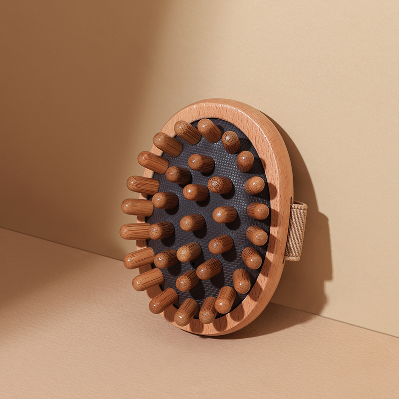 Bamboo Hair & Body Massager – Muscle & Scalp Relaxation