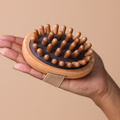 Bamboo Hair & Body Massager – Muscle & Scalp Relaxation