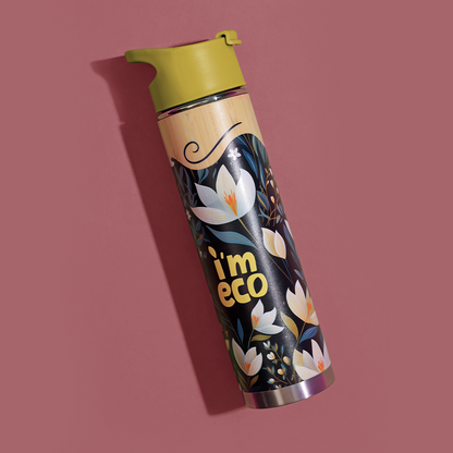 Bamboo Printed Water Bottle (500 ml)