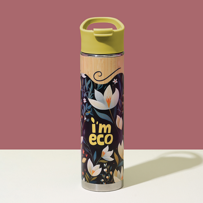 Bamboo Printed Water Bottle (500 ml)