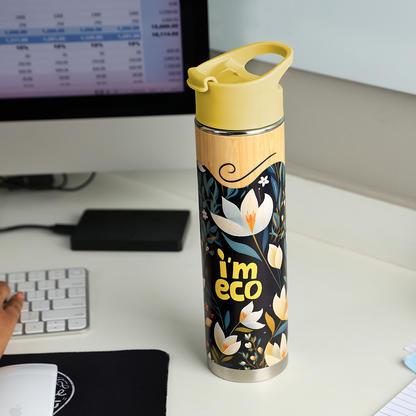 Bamboo Printed Water Bottle (500 ml)