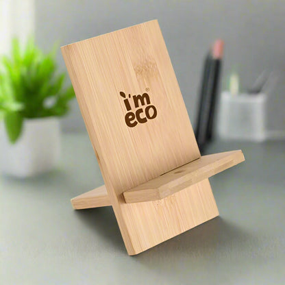 Bamboo Mobile Stand | Lightweight, Eco-Friendly & Easy to Assemble